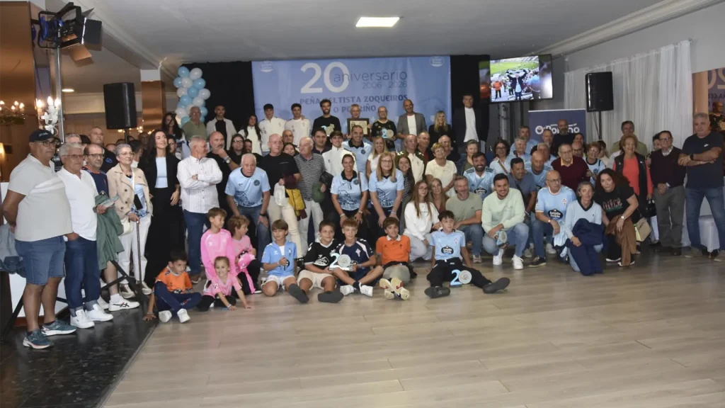 Os Zoqueiros conmemoran 20 años de celtismo del Celta de Vigo en O Porriño